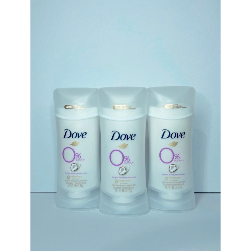 Dove Zero 0 Aluminum Coconut & Pink Jasmine Deodorant Shopee Philippines