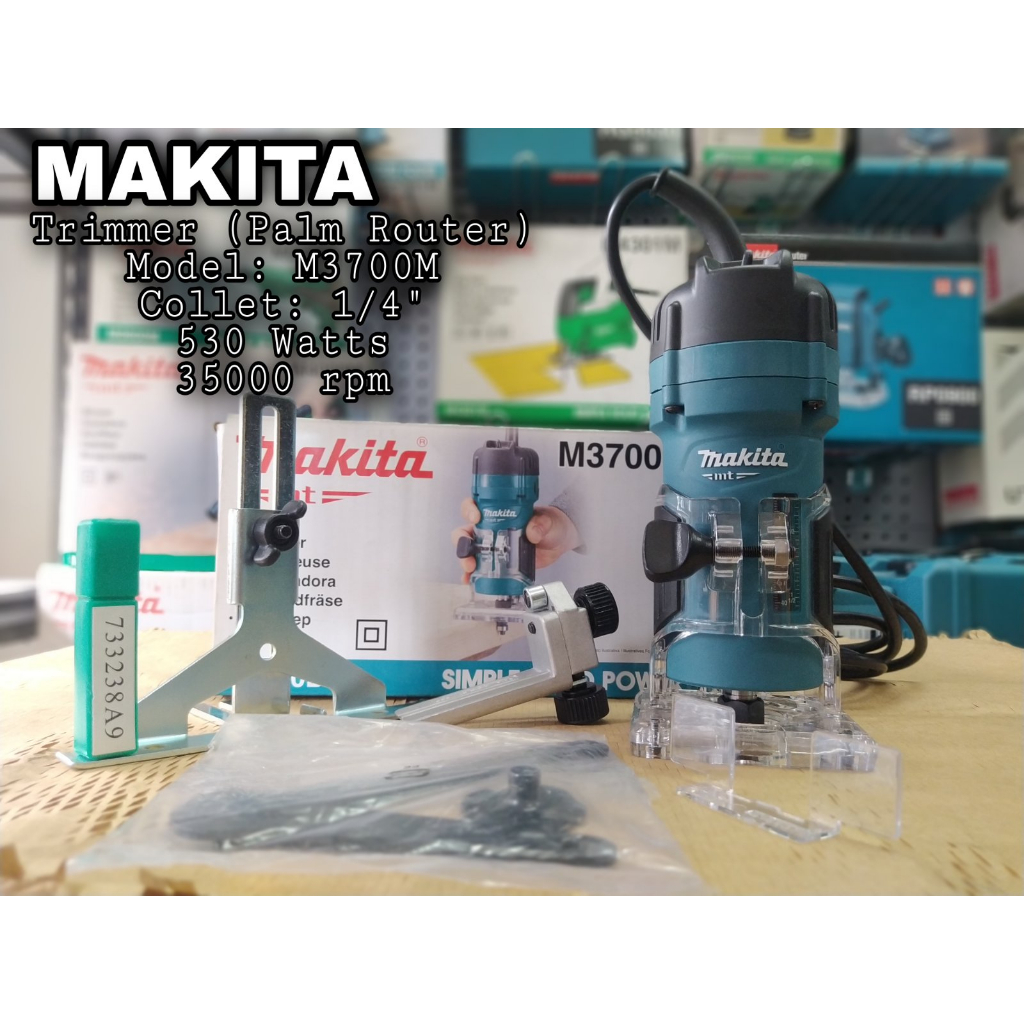 Makita M3700B Trimmer Collet 1/4" (Palm Router) Shopee Philippines