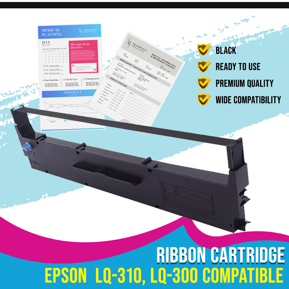 Ribbon Cartridge Epson Ribbon Cartridge LQ310, LQ300 Compatible Dot