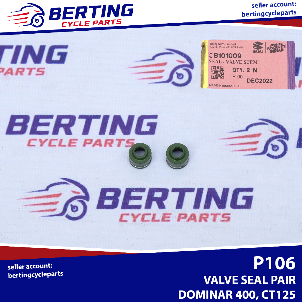 VALVE SEAL 2PCS Kawasaki CT125 Dominar 400 KTM Duke 390 RC390 Genuine