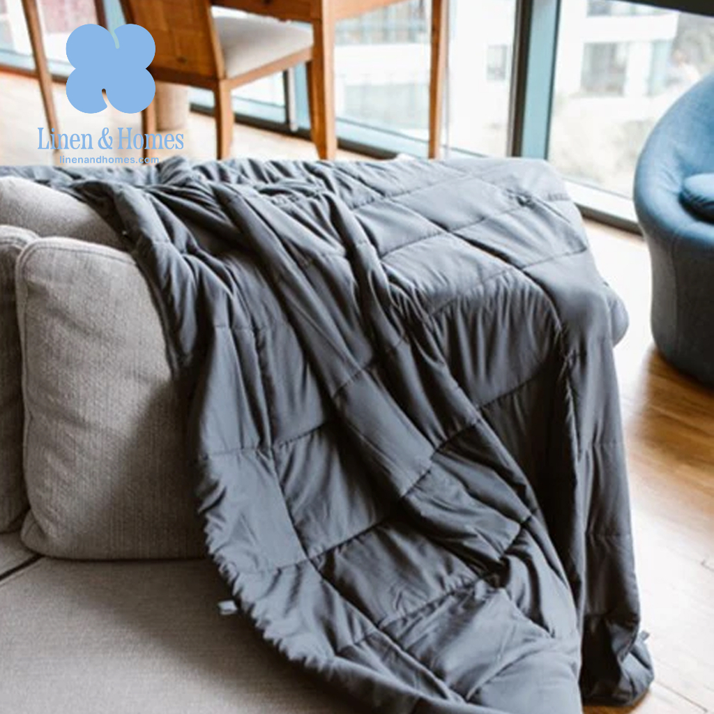 Linen and Homes Tranquility Weighted Blanket with 100 Bamboo Removable Cover Shopee Philippines