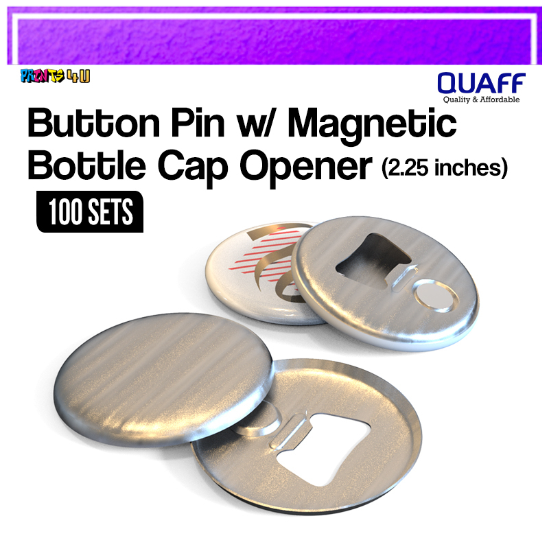 Quaff Magnet Opener For Button Pin 2.25 Inches 100pcs | Shopee Philippines
