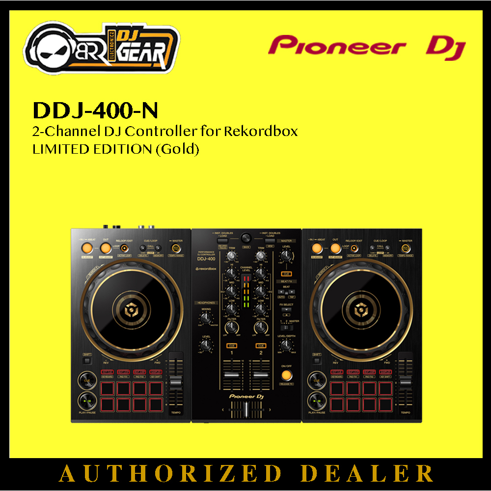 Pioneer DDJ-400 Limited Gold 2-Channel DJ Controller 2ch DDJ400 DDJ-400-N  MINT