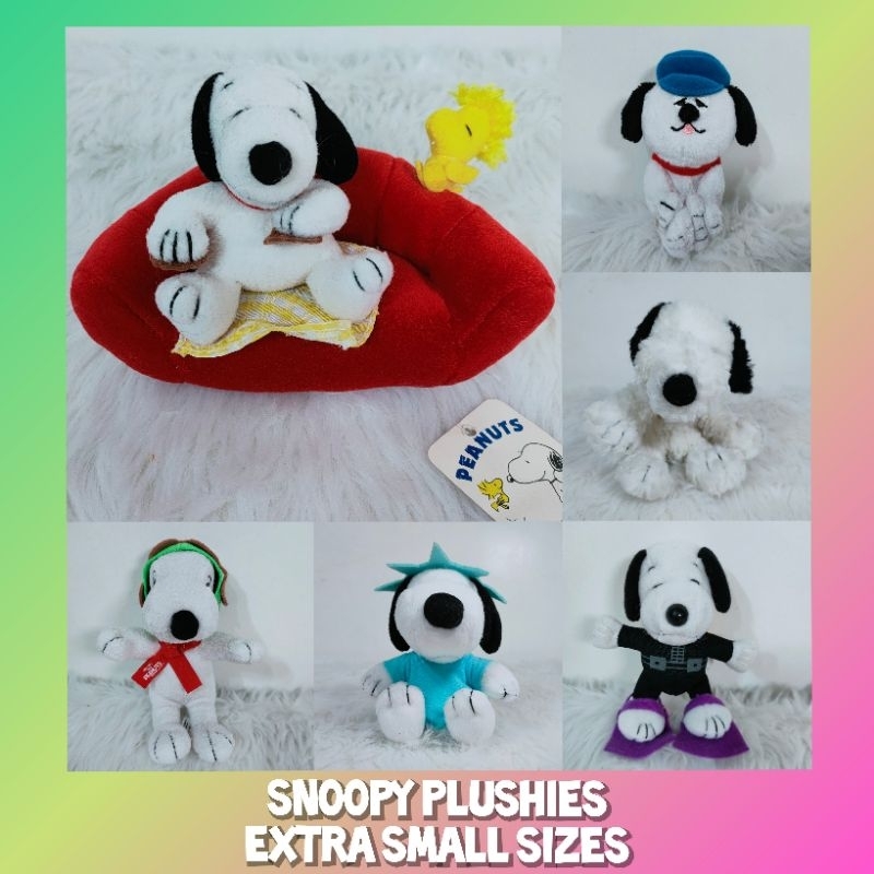 Peanuts Snoopy Plushies Collection (Extra Small Sizes) | Shopee Philippines