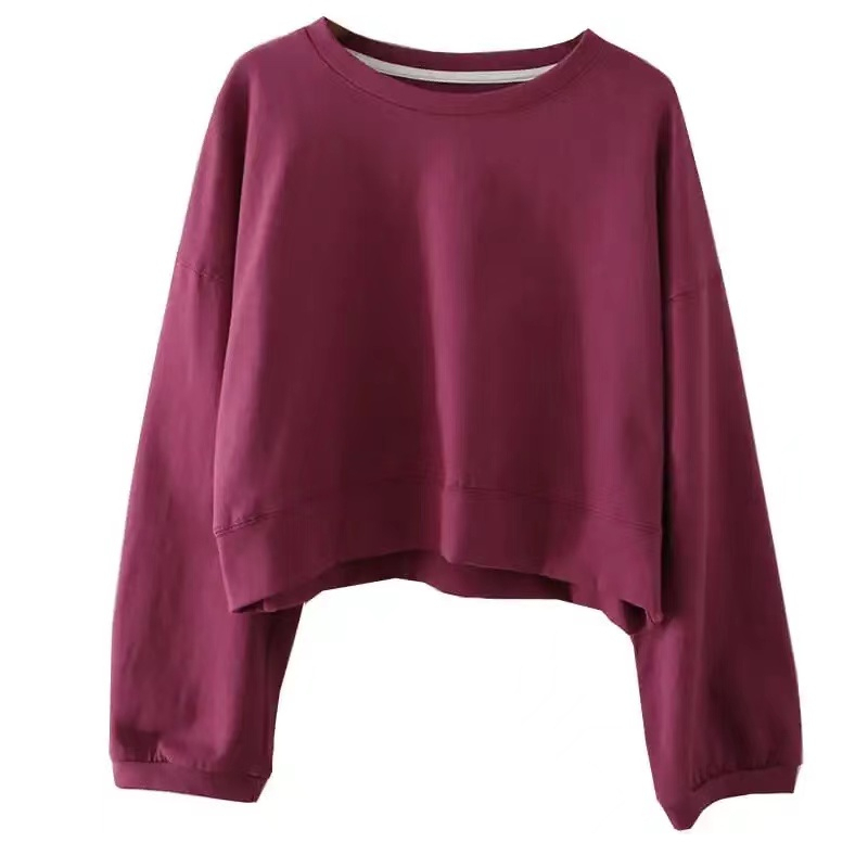 Basic Bae Round Neck Dropped Shoulder Sweatshirt