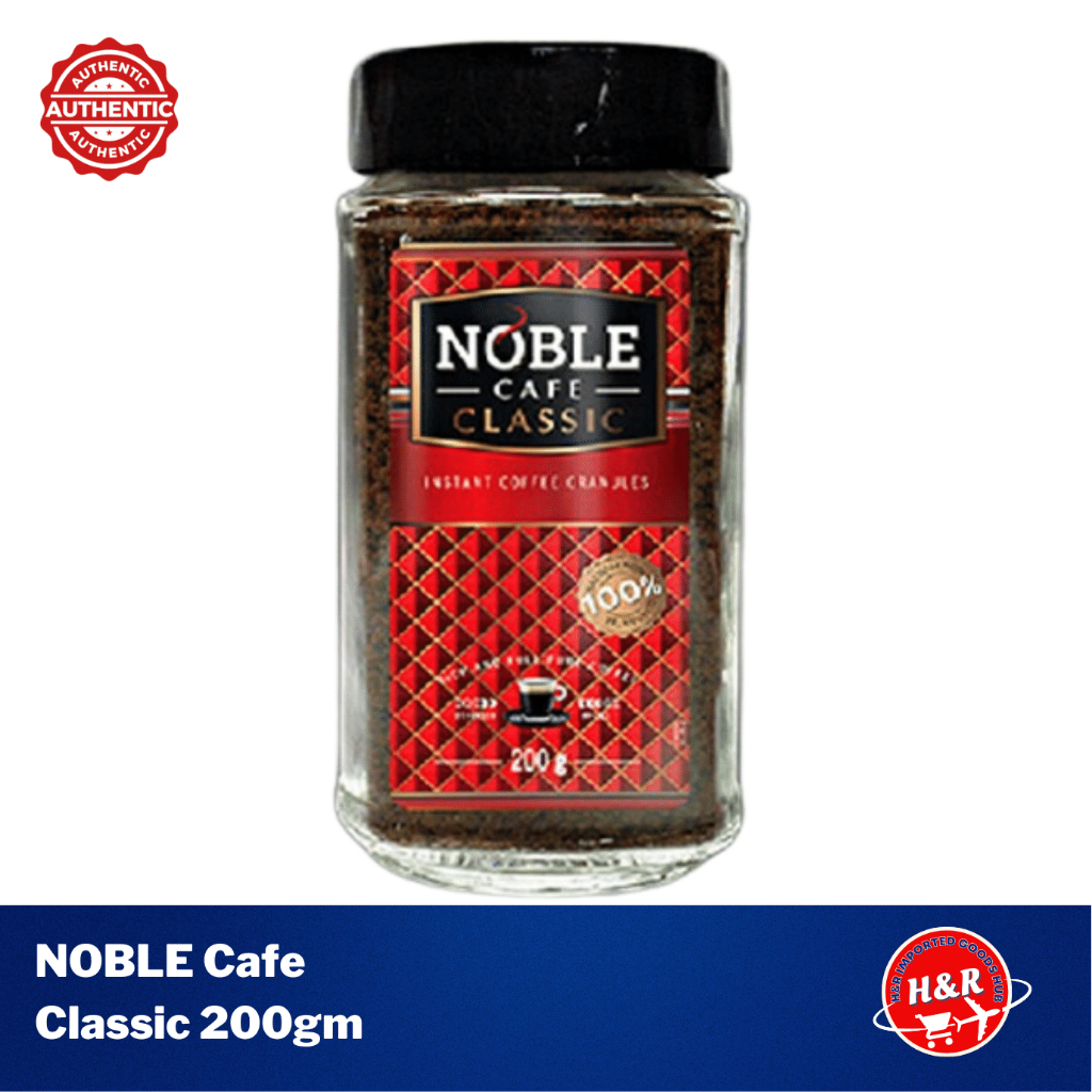 Noble Cafe Classic Instant Coffee Granules 200g Shopee Philippines