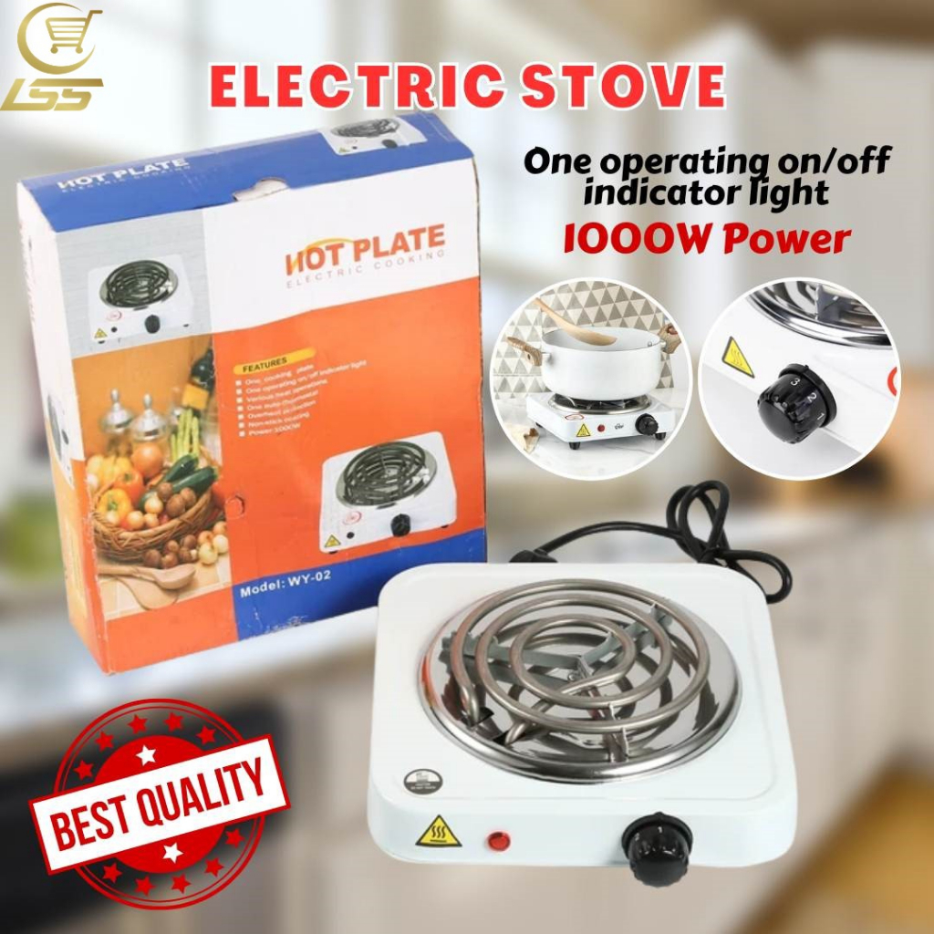 Efeq Portable Hot Plate Electric Stove Single Cooking Stove 1000W