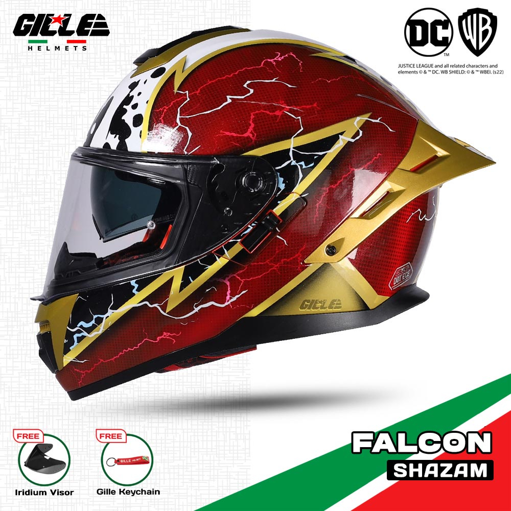 Gille Helmet 883 FALCON SHAZAM Motorcycle Helmets Full Face Dual Visor