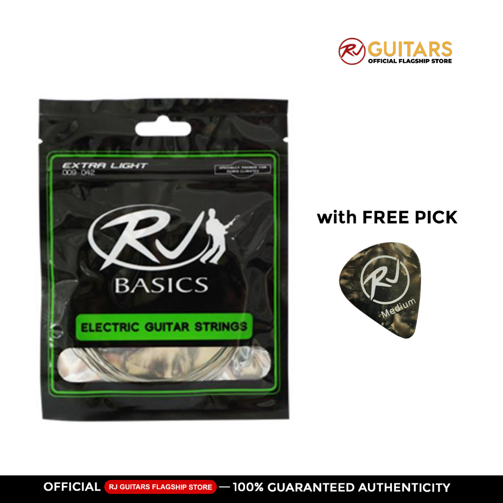 RJ Basics Strings Electric Guitar with FREE PICK Shopee Philippines