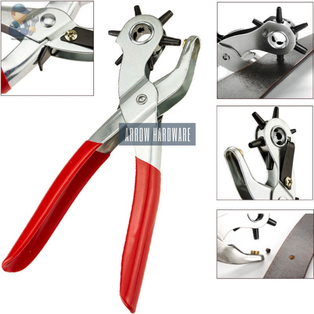 Belt Leather Hole Puncher Hand Tool Punch Six Sizes Hole Shopee