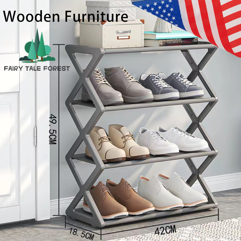 Shoe rack simple multilayer home door sturdy shoe rack storage shoe