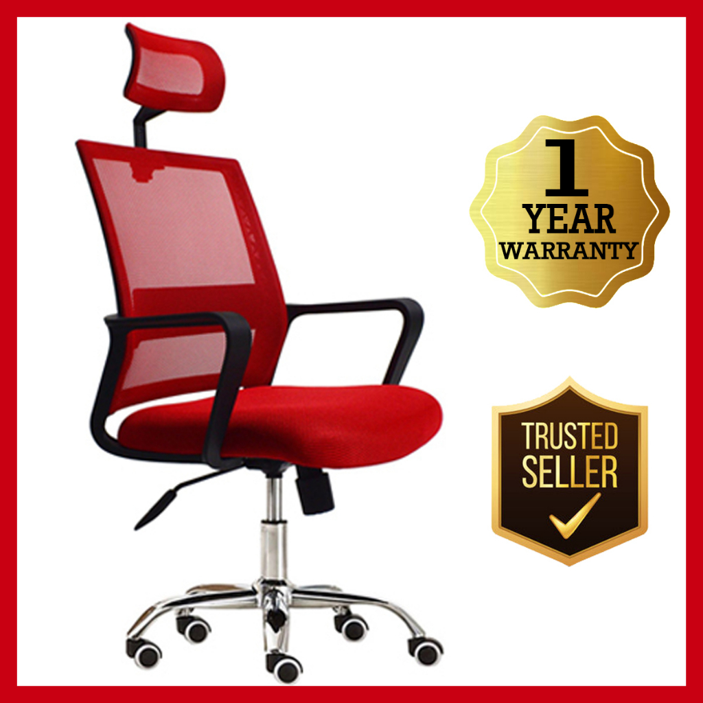 Deluxe-45 High Back Mesh Office Chair (Color: Black) | Shopee Philippines