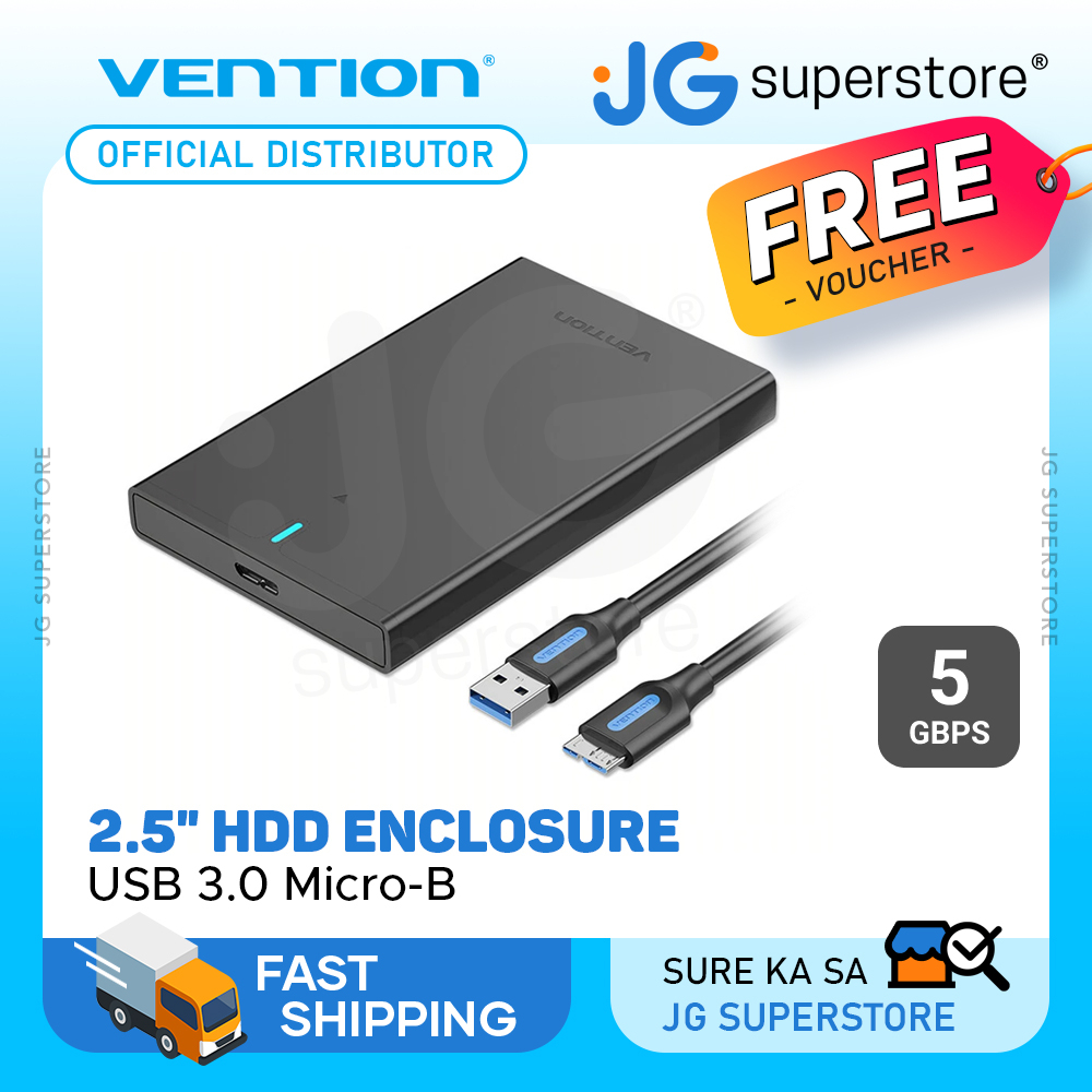 Vention USB 3.0 Micro-B HDD SSD 2.5" SATA Enclosure W/ 7/9.5mm 6TB ...