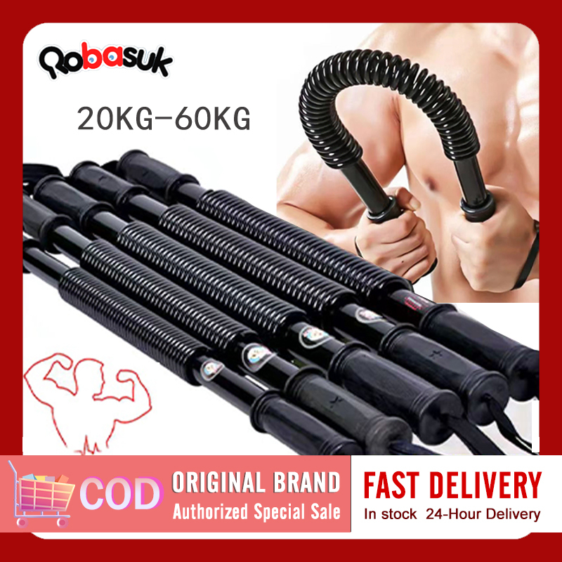 Robasuk Spring Arm Strength Hand Grippe Power Twister Resistance Bend ...