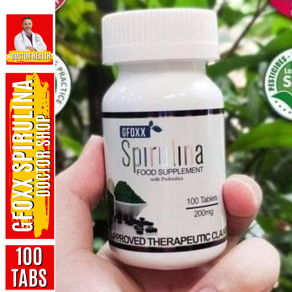 Original Gfoxx Spirulina with Probiotics 100 Tablets Shopee Philippines