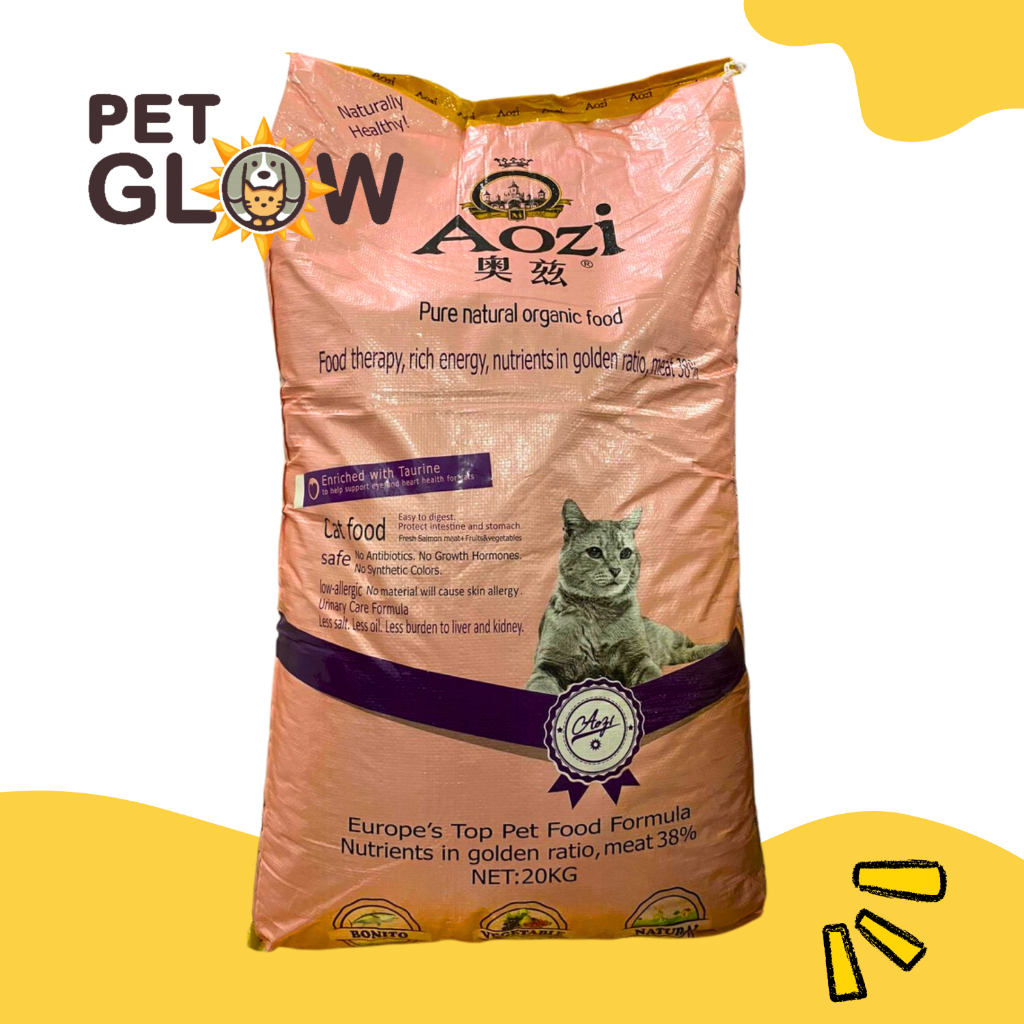Aozi Pink Dry Cat Food (20kg) Shopee Philippines