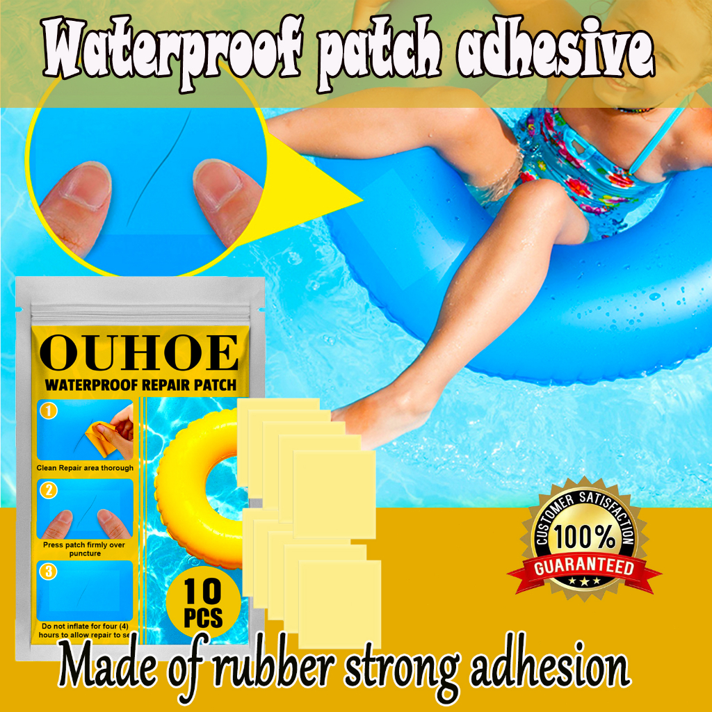 30pcs Repair Patch Waterproof Glue Pads Self-Adhesive Swimming Ring Outdoor  Tent