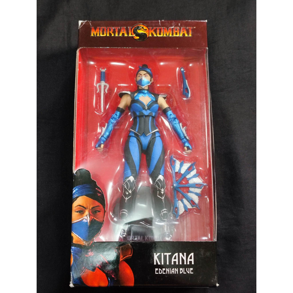 KITANA, sealed - McFarlane Mortal Kombat Johnny Cage Raiden Goro Shao ...