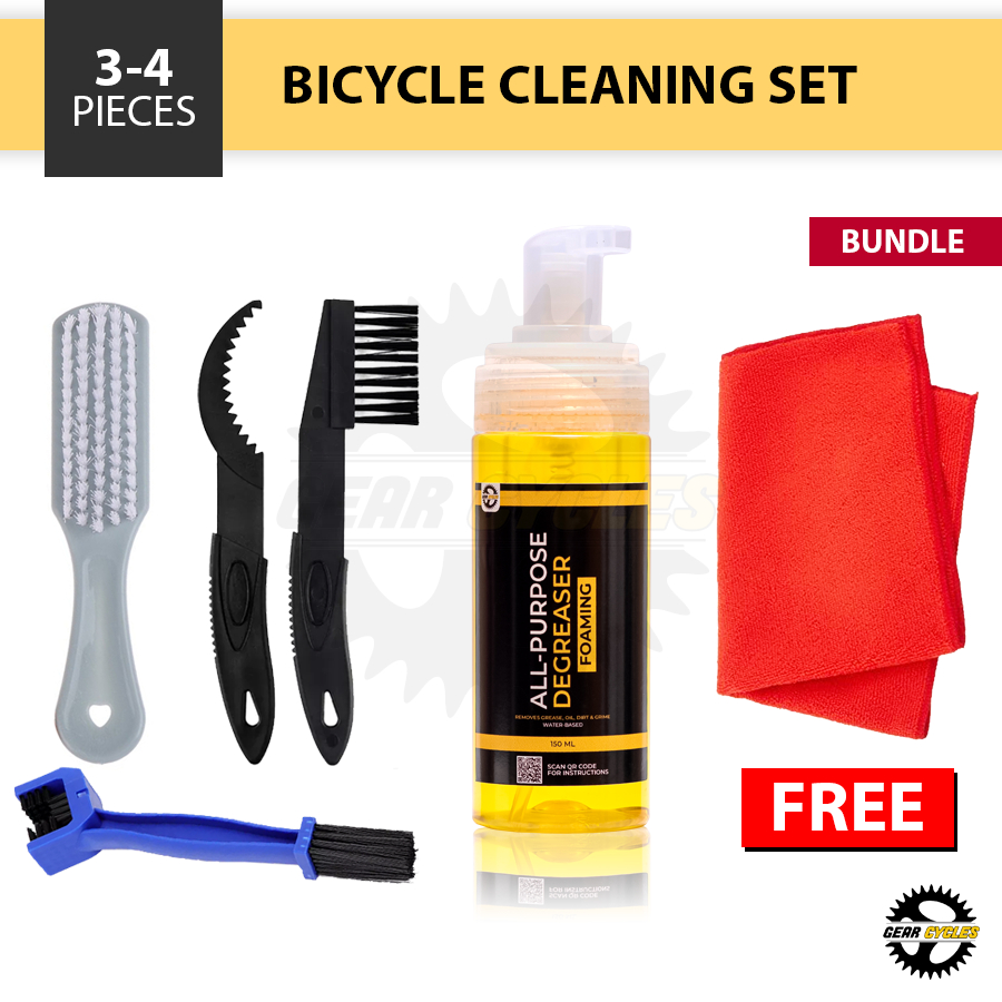 (BUNDLE) Gear Cycles Foaming Degreaser Chain Sprocket Cogs Brush