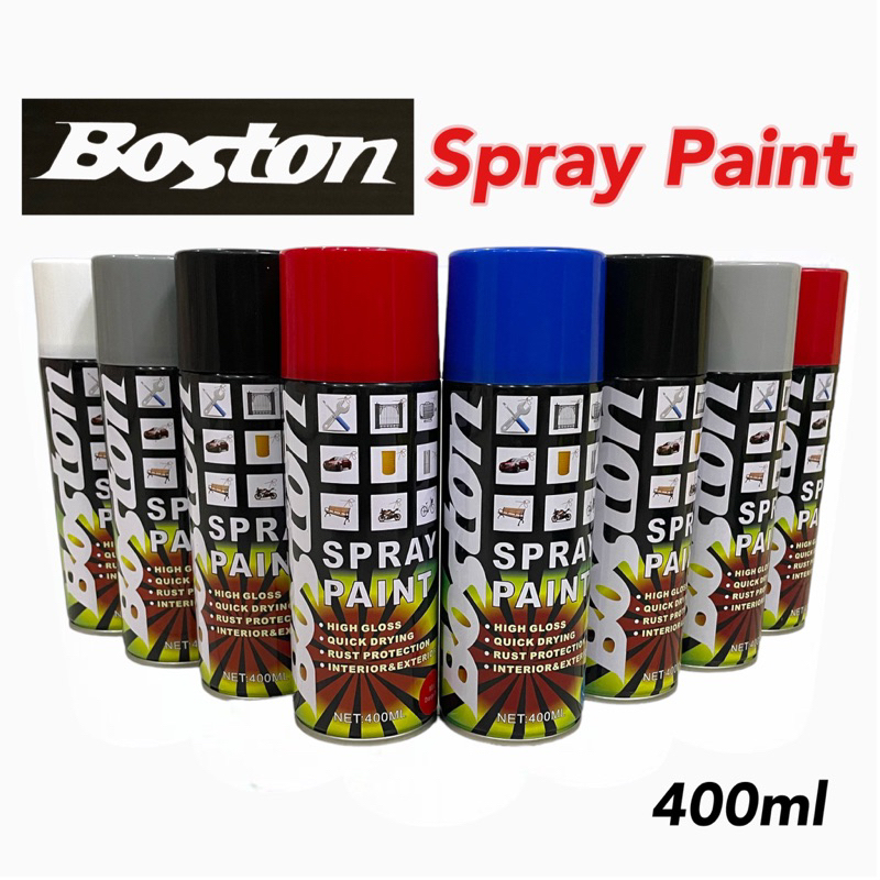 Boston Quick Drying Spray Paint 400ml Shopee Philippines