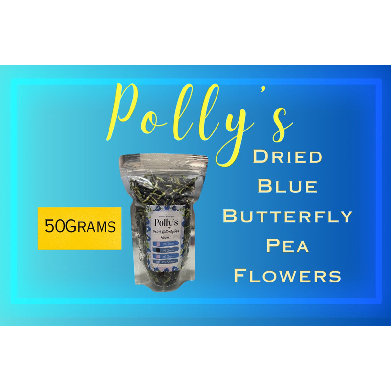 BLUE TEA Dried Butterfly Pea Flower Blue Ternate (20g,50g) | Shopee ...