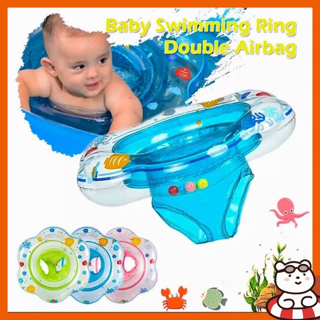 Kids Swimming Ring Float Seat Inflatable Toddler Safety Baby Aid Pool