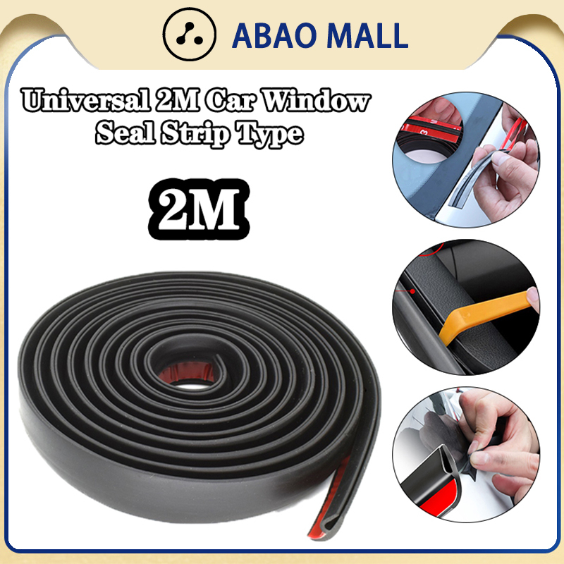 2M Car Window Seal Strip Type H Universal Car Rubber Windshield