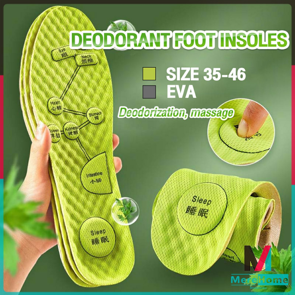 1 Pair Shock-Absorbing Insole Man Women Sneakers Same Insole Soft And ...