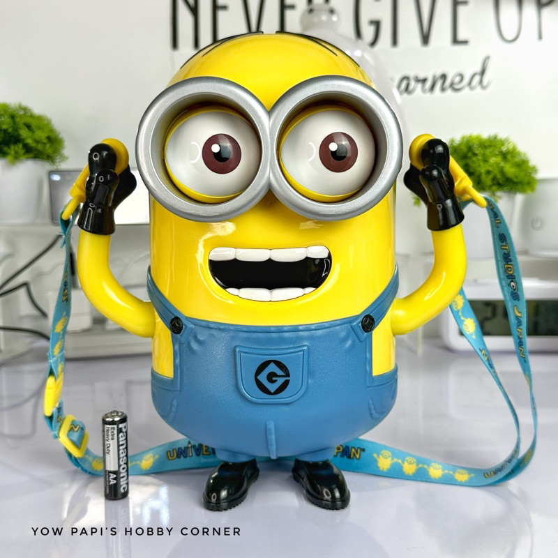 UNIVERSAL STUDIOS MINION POPCORN BUCKET USJ DESPICABLE ME ILLUMINATOR