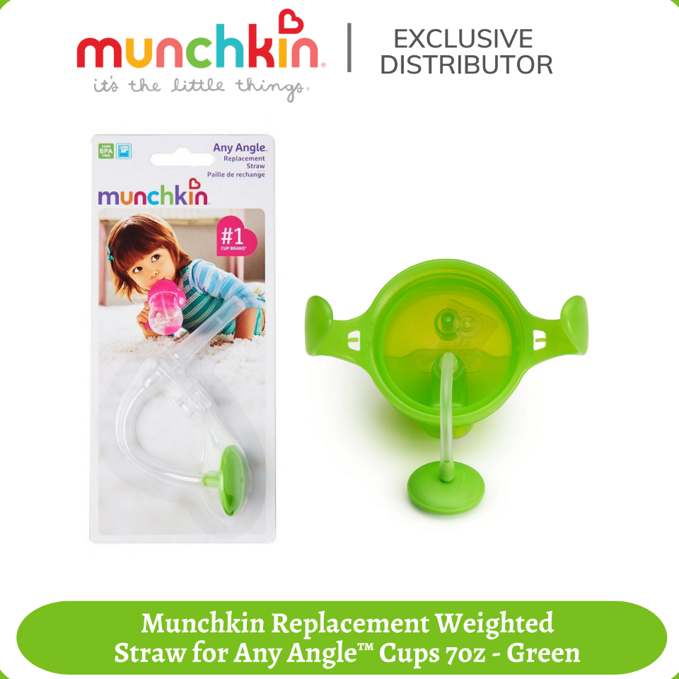 Munchkin Replacement Weighted Straw for Any Angle™ Cups 7oz Green