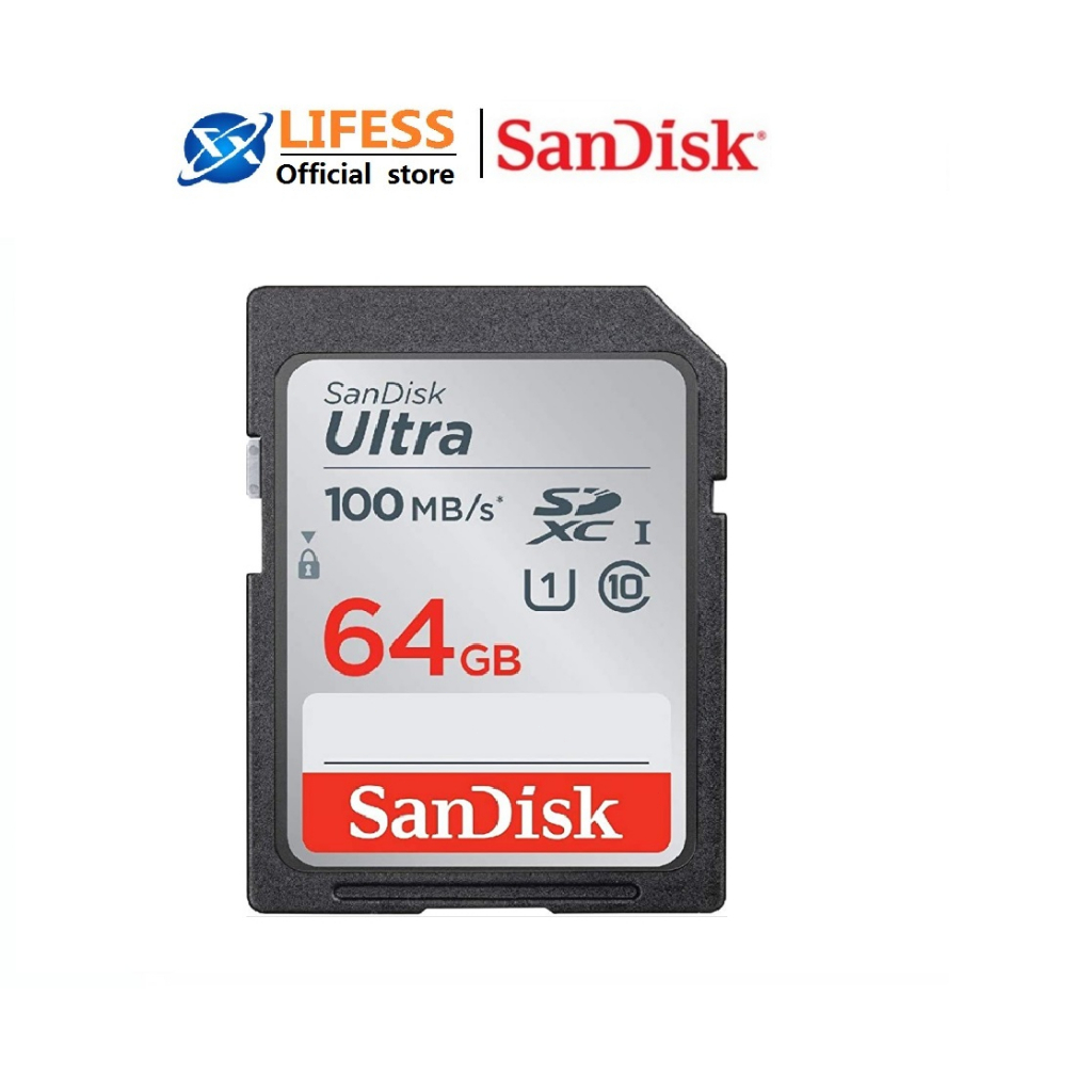 SanDisk Ultra 128GB SD Card 64GB 32GB Memory Card UHSI SDXC Class 10