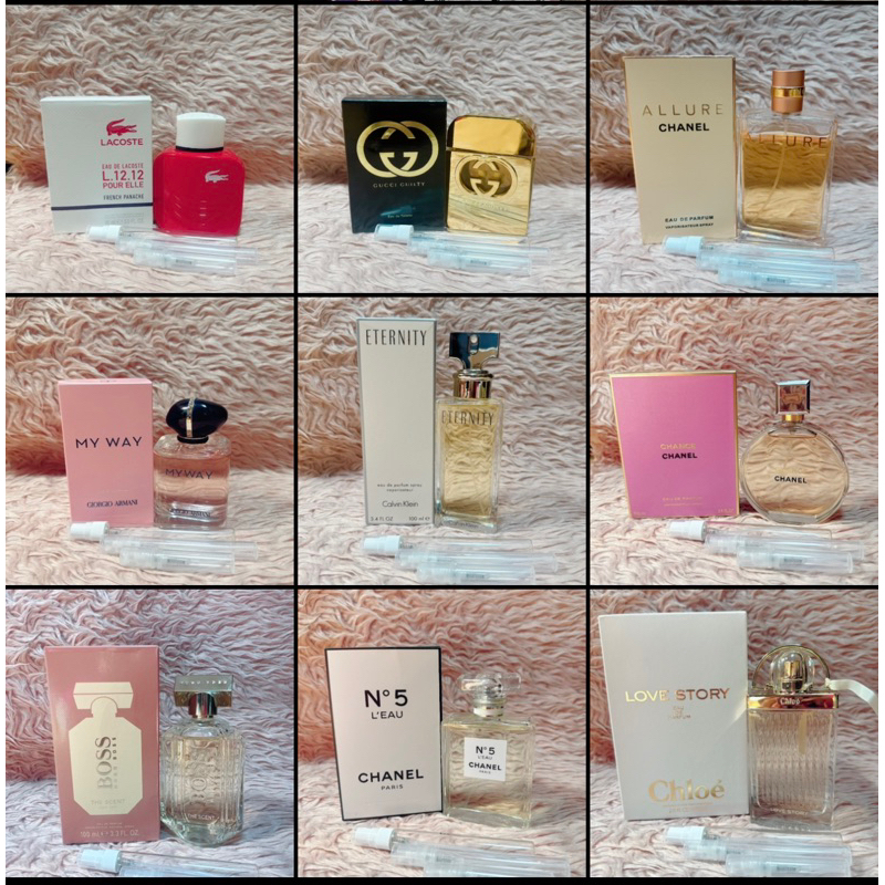 [MS] Decant / Takal Perfume Samples for women batch 6 oil based Legit
