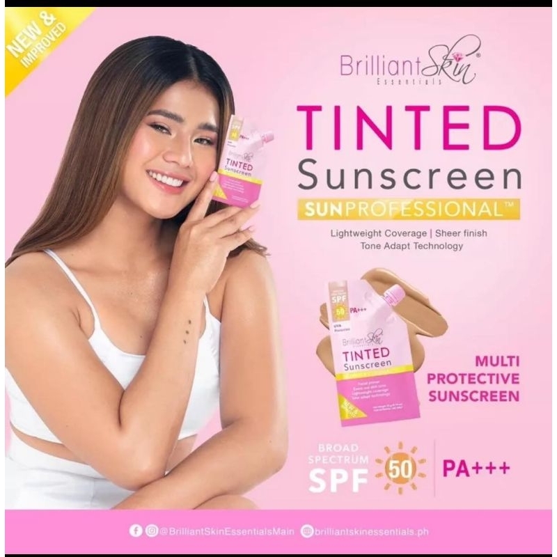 Brilliant Skin Tinted Sunscreen Spf50 Shopee Philippines