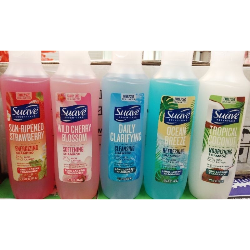 Suave Shampoo Family Size 665ml Shopee Philippines