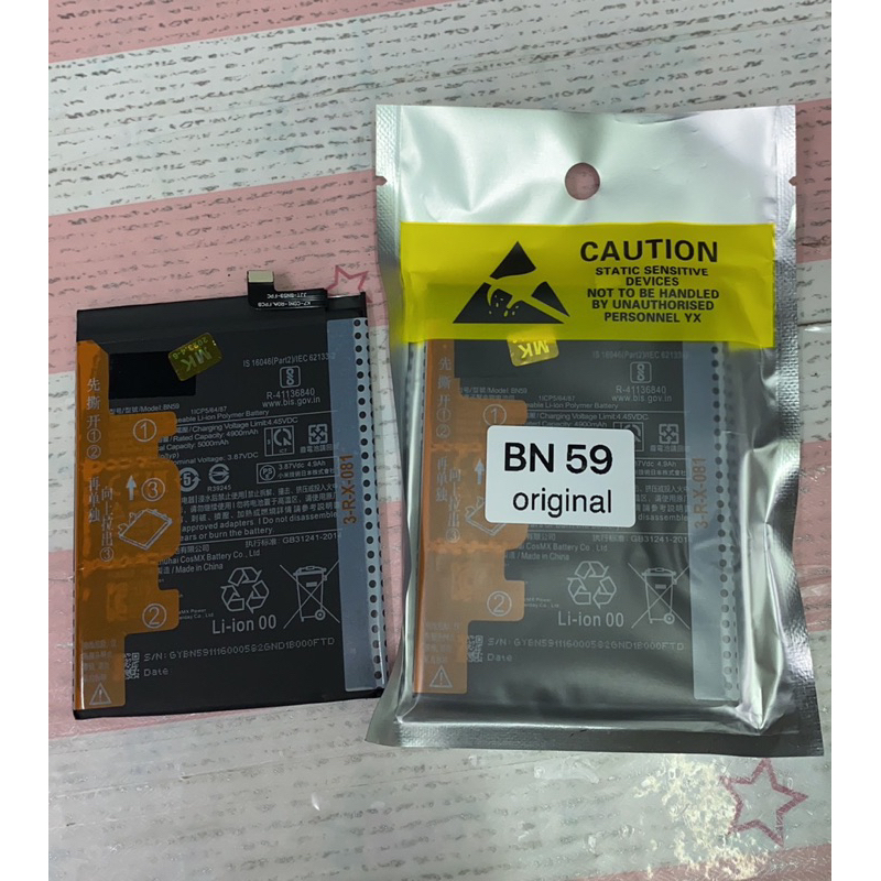 Linshun Xiaomi Redmi 10 Note 10 Note 10s Battery Model Bn59 Oem Polymer Battery 5000mah 1118