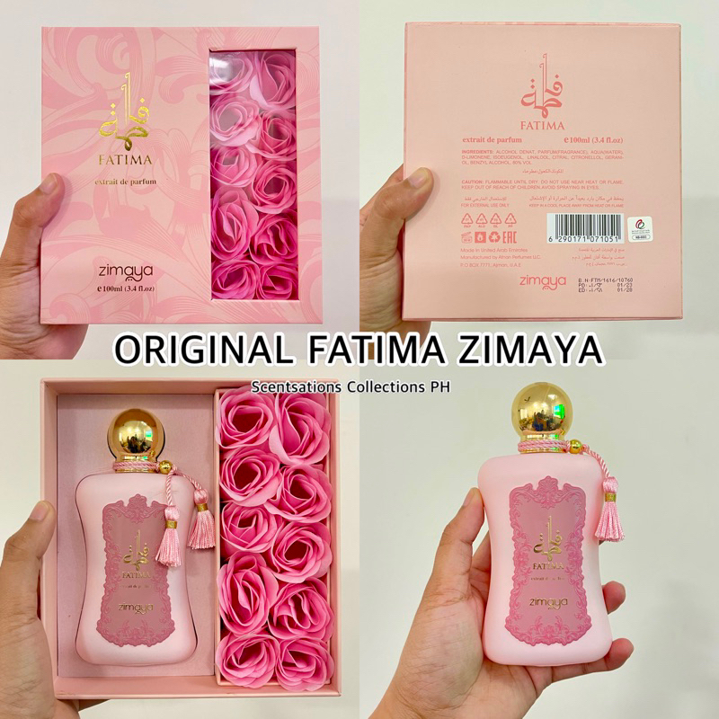 Authentic Fatima Zimaya Perfume for Women 100ml Long Lasting and