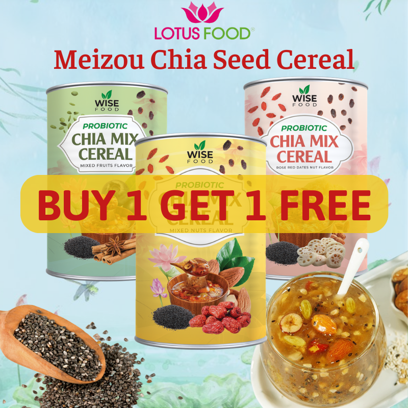 Meizou Chia Seeds Cereal Original Mixed Nuts And Fruits Soup Granules