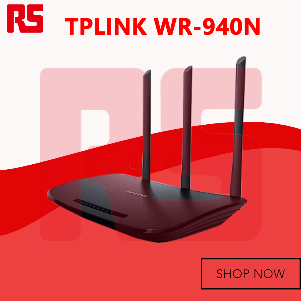 TPLink Wireless Router TLWR940N 450Mbps Wireless Router WiFi English