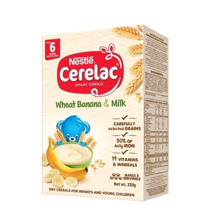 Nestlé Cerelac Rice and Soya, Wheat and Banana 250g (Feb 29 2024 Expiry ...