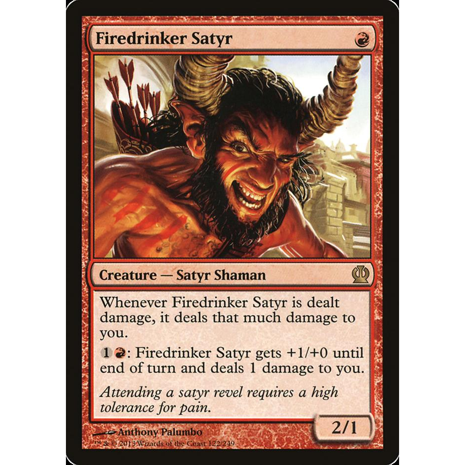 Magic the Gathering Satyr Hoplite - Satiro Oplita - [JOU] [NM] [Foil