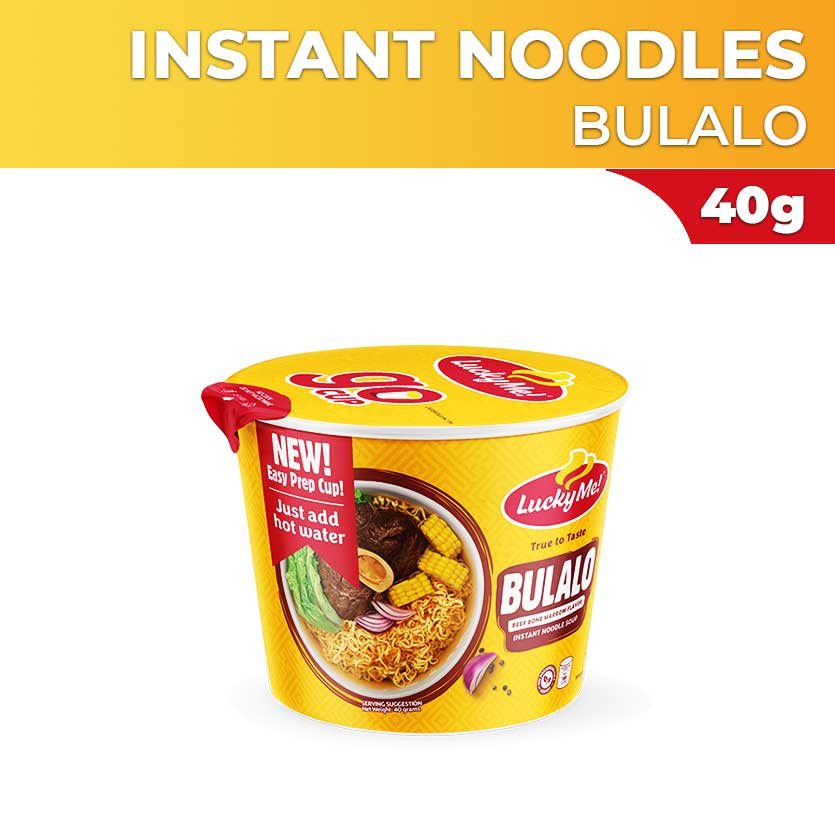 Lucky Me! Go Cup Mini Instant Noodle Soup Bulalo 40g Shopee Philippines