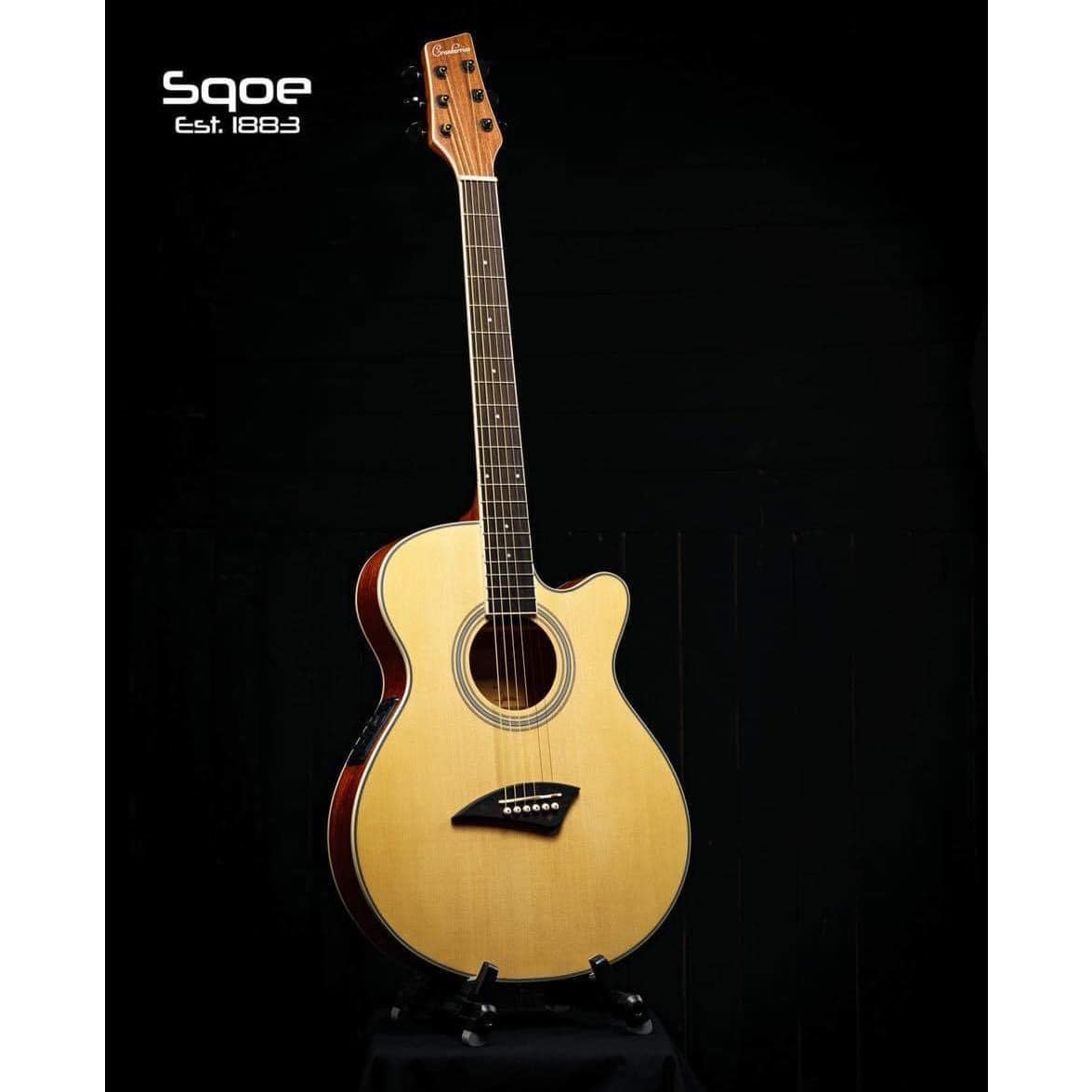 Cranberries F4040 40’ inches Super Slim Acoustic Guitar with Klt10B