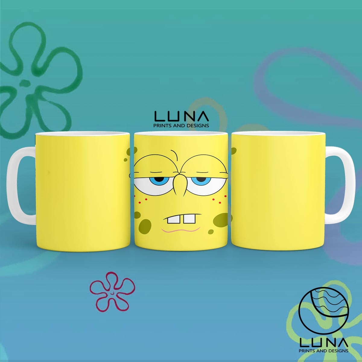 Spongebob Squarepants Mug Collection ( Mr Krabs, Squidward, Patrick ...