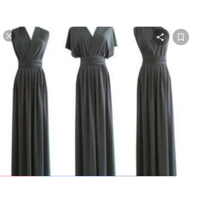 Dark gray infinity dress hotsell