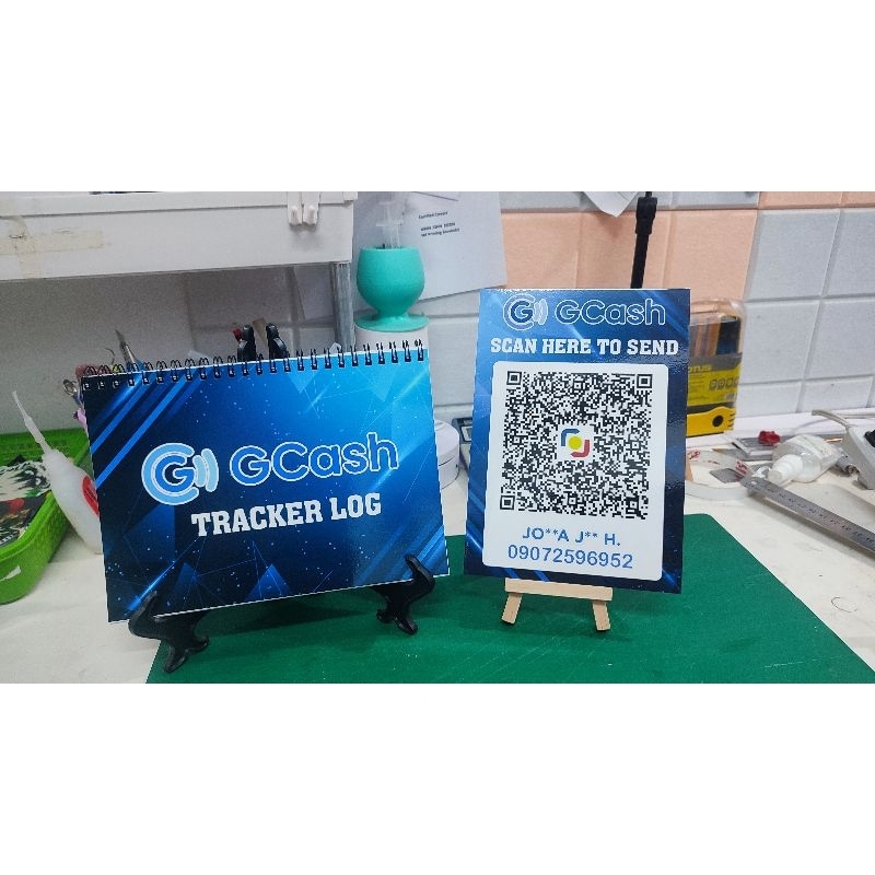 G Cash Qr Code Standee A5 Size Gcash Tracker Log Shopee Philippines 7892