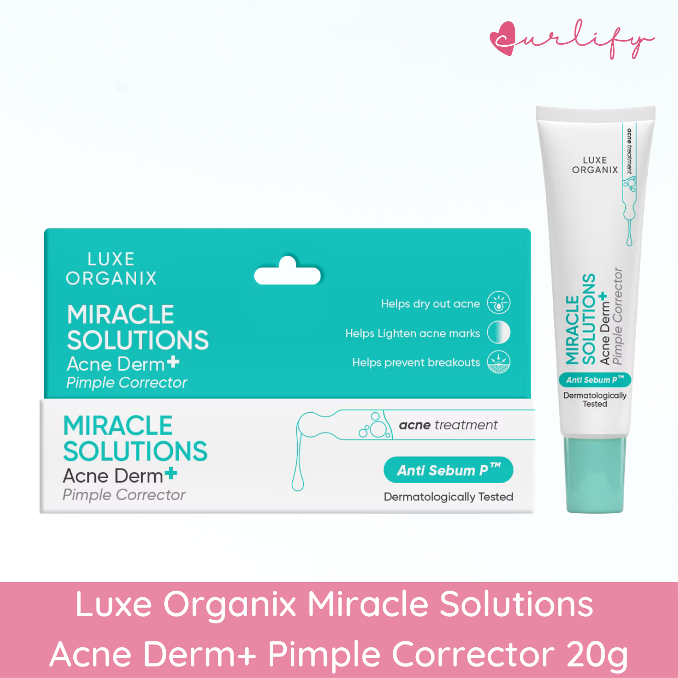Luxe Organix Miracle Solutions AcneDerm+ AHA/BHA Skincare | Shopee ...