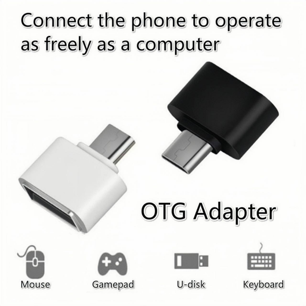 Micro V8 USB to USB OTG Adapter Converter for Android Smart phone ...