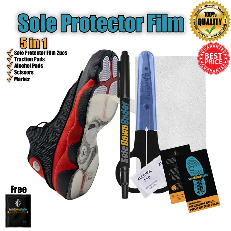 SoleDownUnder Sole Shield Sole Protector 5 in 1 non slip sticker with