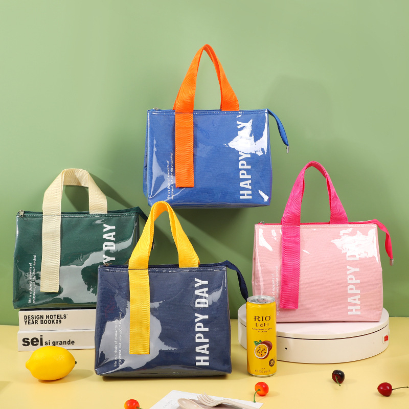 Insulation HOT-COLD Lunch bag Canvas bag Fresh Handbag | Shopee Philippines