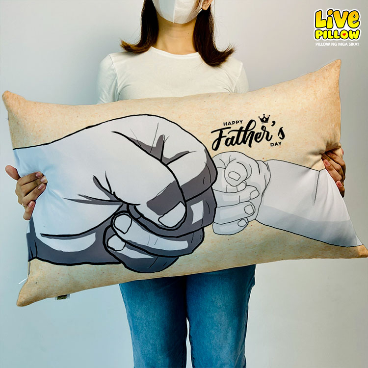 LIVEPILLOW Fathers Day Gift set Pillow Case Big Sizes TAGALOG MESSAGE